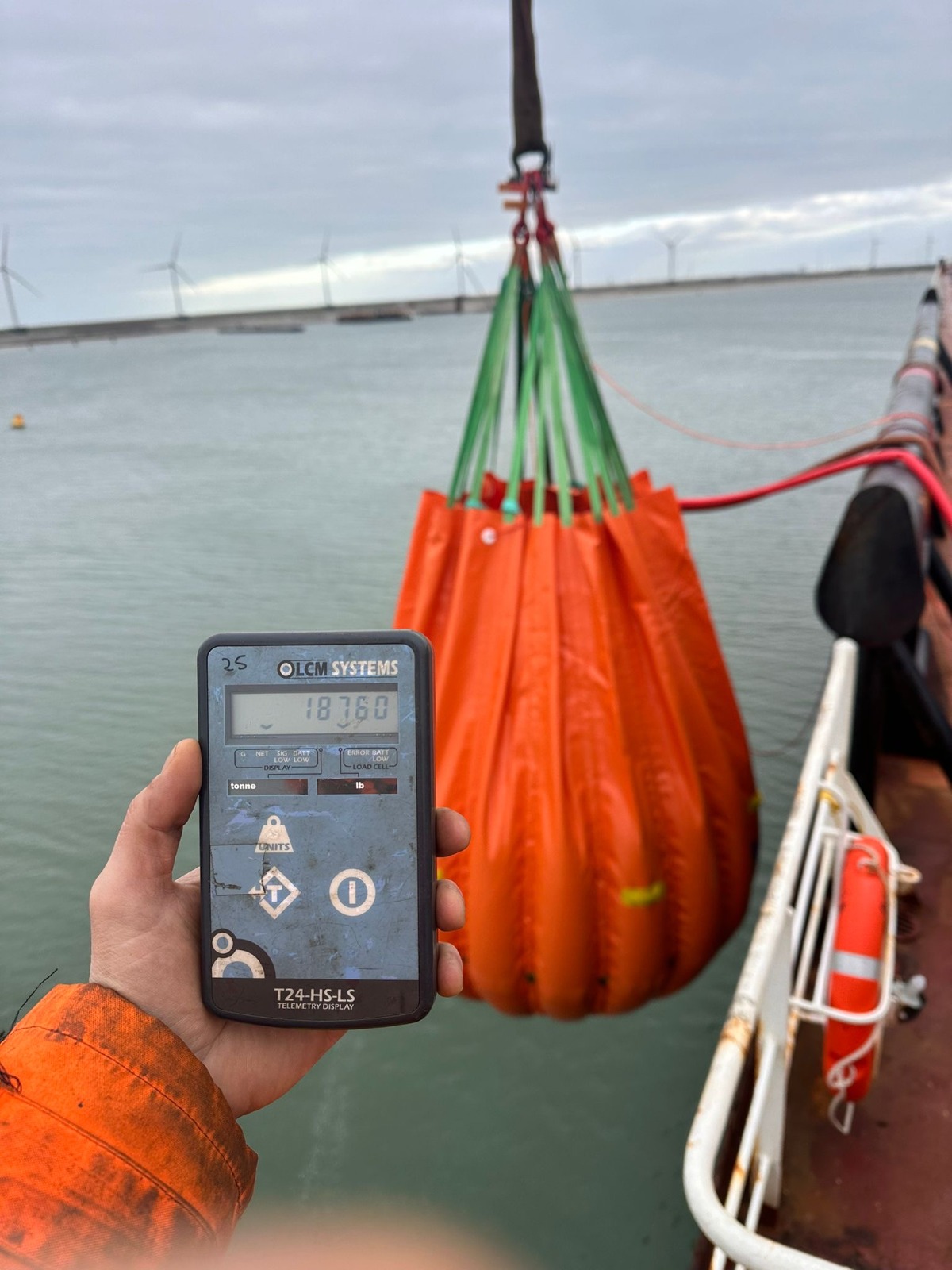 Cargo Crane and Load Test